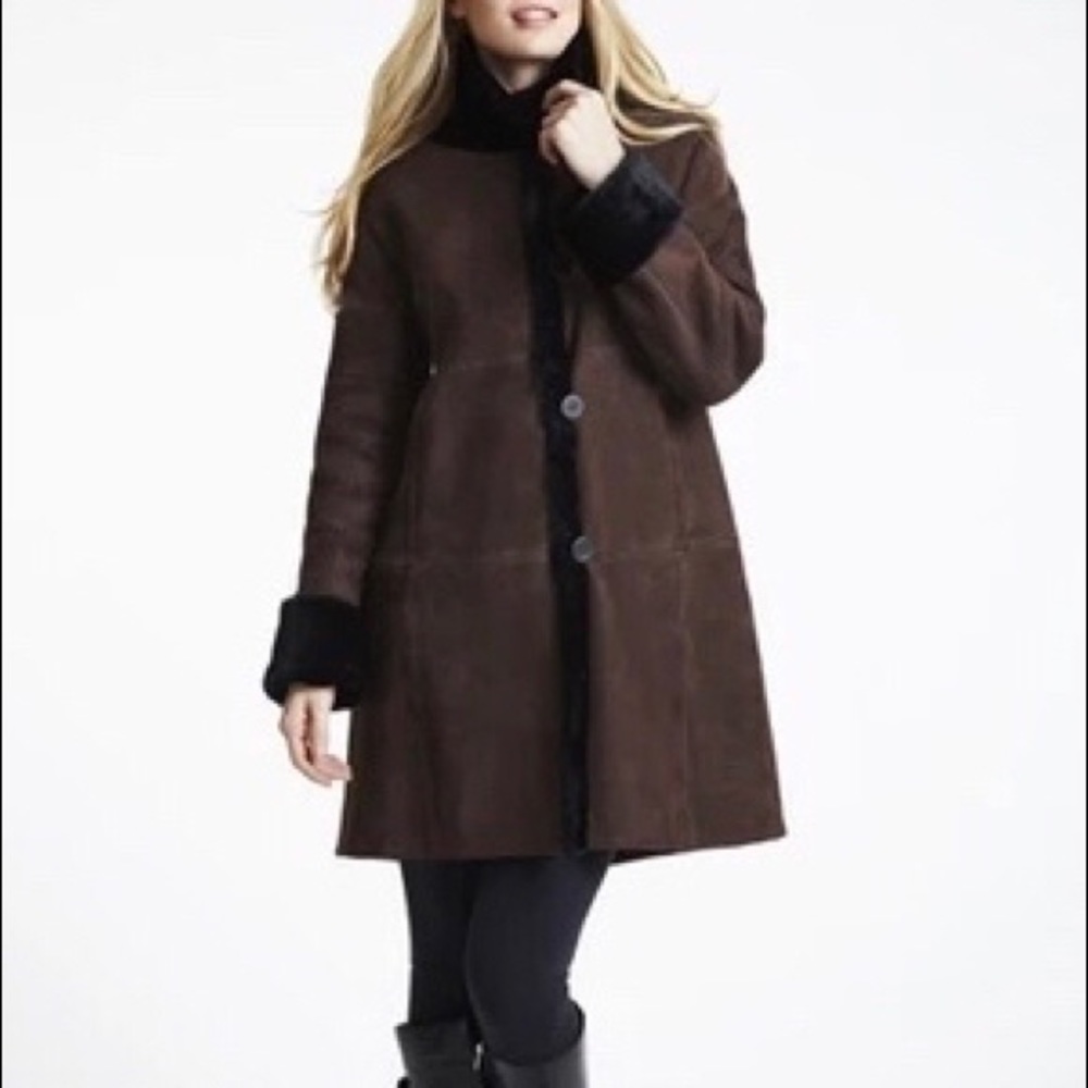 MARCO GIANOTTI genuine shearling fur coat